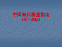 血压测量指南医学课件