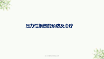 压力性损伤的预防及治疗课件