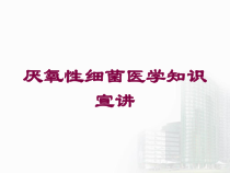厌氧性细菌医学知识宣讲培训课件