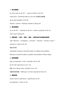 高中英语作文必背“万金油”词组、句型