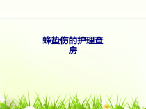 医学蜂蛰伤的护理查房专题培训课件
