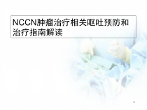 医学课件-NCCN化疗止吐指南课件