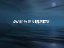 医学课件-SWI的临床应用课件