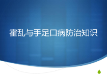 医学课件-霍乱手足口病防治知识教学课件