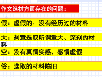2020高考记叙文的选材课件