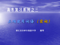 高考复习系列之三正确使用实词课件