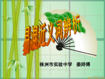 高考复习易混近义词辨析11课件