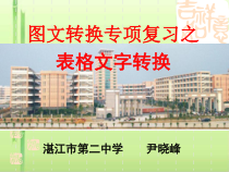 高考复习转换专项复习之表格文字转换课件