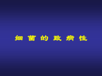 医学课件-细菌的致病性教学课件