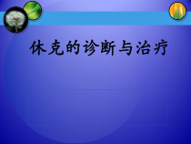 休克的诊断与治疗-课件