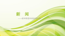 2020年中考专项复习新闻类题目解析及训练课件