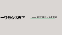 2021年中考复习岳洗阳楼记备考课件37张