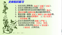 2022届中考复习议论文阅读_整体感知及论点归纳标准课件