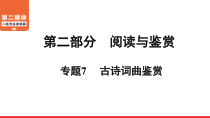 二轮复习考点古诗词曲鉴赏优秀青海2021届中考语文系统复习课件
