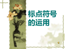 中考标点符号复习专题PPT课件