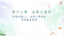 专题训练-二-证明三角形全等的基本思路课件