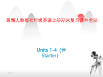 人教版初中英语中考一轮复习课件全套七八九年级