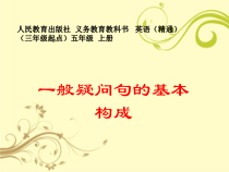 一般疑问句的基本构成课件