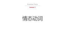 中考英语情态动词课件