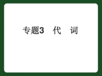 中考英语专题3_代词复习课件