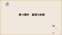 2020中考道德与法治专题复习课件专题14富强与创新