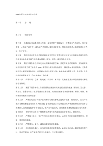 xxxx集团公司安全管理办法