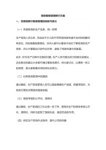 现场看板管理推行方案