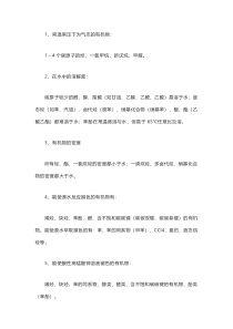 高中专题之有机化学基础知识点总结