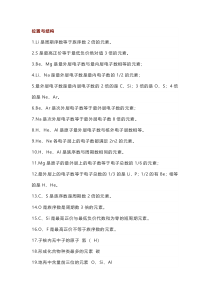 高中专题之化学中75条推断题知识汇总