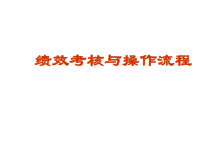 绩效考核与操作流程1