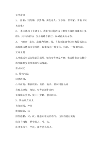 初一语文下册：《陋室铭》重要知识点汇总
