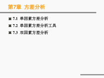 -Excel教程方差分析-PPT课件