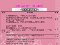 机械运动和力(第1课时)