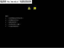 服装品牌经营战略