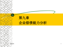 (第九章)财务分析第9章企业偿债能力分析