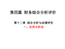 15财务综合分析