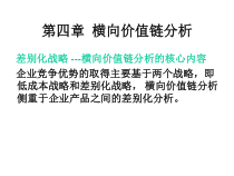 CEO财务技能D第四章 横向价值链分析