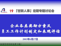 企业各类奖励方案及员工工作计划制定和表现评估