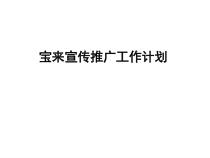 宝来宣传推广工作计划(PPT 47页)