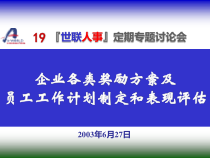 _企业各类奖励方案及员工工作计划制定和表现评估