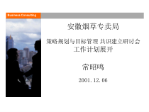 某某烟草专卖局工作计划展开