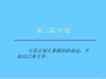 计划与计划工作的实施