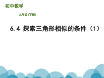 《平行线分线段成比例定理及应用》PPT课件1-九年级下册数学苏科版