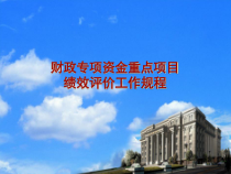 财政专项资金重点项目绩效评价工作规程及案例分析