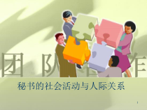 【培训课件】秘书的社会活动与人际关系