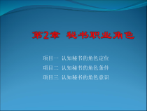 第二章秘书职业角色