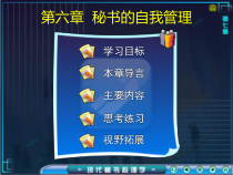 第六章秘书的自我管理