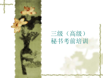 涉外文秘的ppt