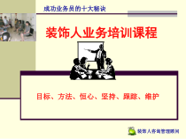 装饰人成功业务秘诀跟单文员沟通技巧01