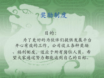 奖励制度PPT
